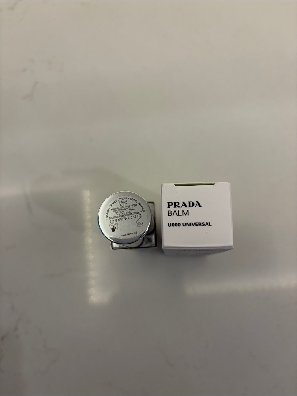 NEW Prada Balm U000 Universal Lip Optimizing Care Refillable Lip Balm NIB - Picture 4 of 4